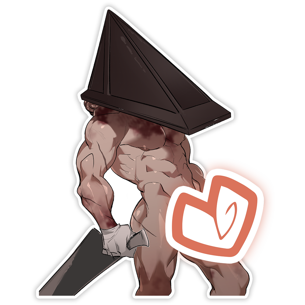 PYRAMID HEAD STICKER [LIMITED EDITION]