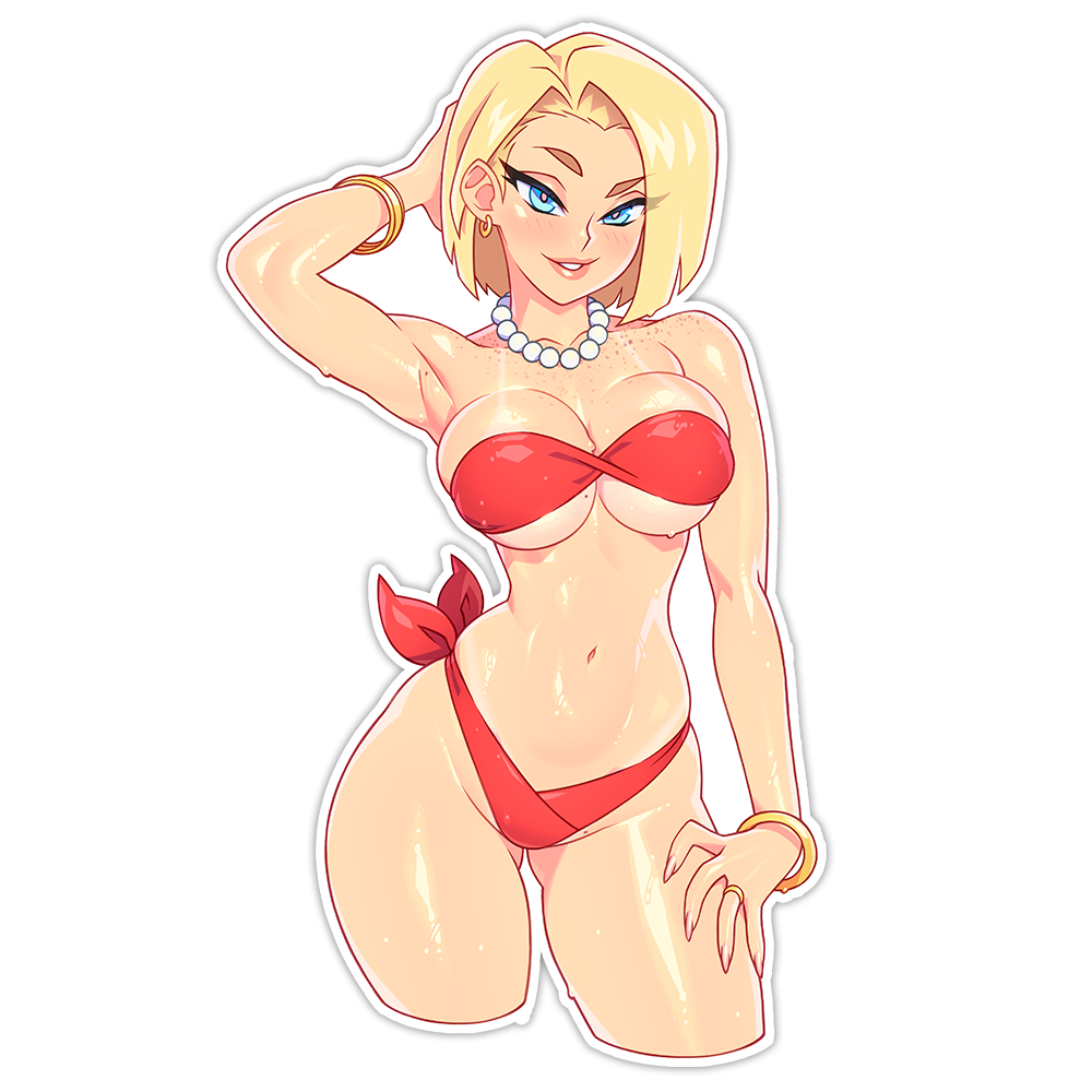 ANDROID 18 STICKER