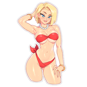 ANDROID 18 STICKER