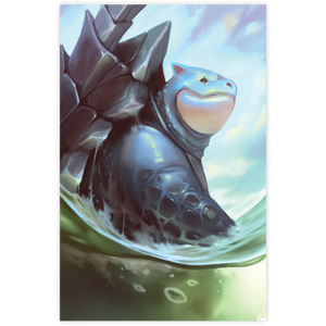 BLASTOISE PRINT [DAMAGED]