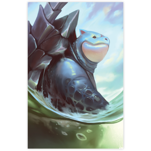 BLASTOISE PRINT [DAMAGED]