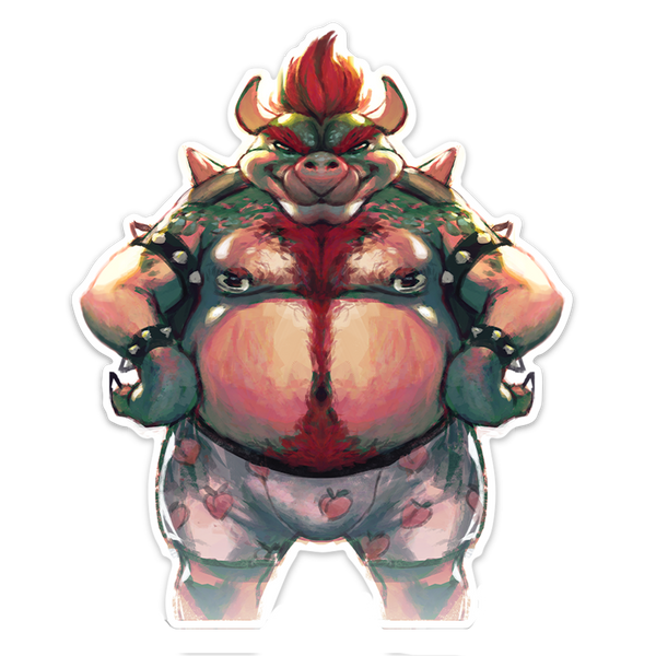 BOWSER CONVENTION STICKER [B GRADE]