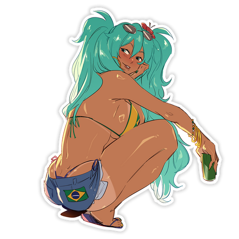 BRAZILIAN MIKU STICKER