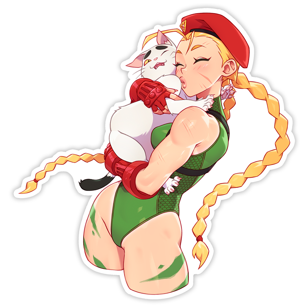 CATTY CAMMY THICC STICKER (PREORDER)