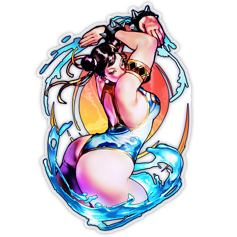 CHUN-LI'S DAWN CLEAR STICKER