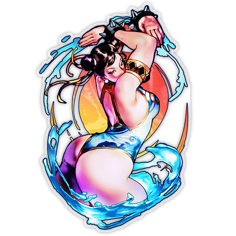 CHUN-LI'S DAWN CLEAR STICKER
