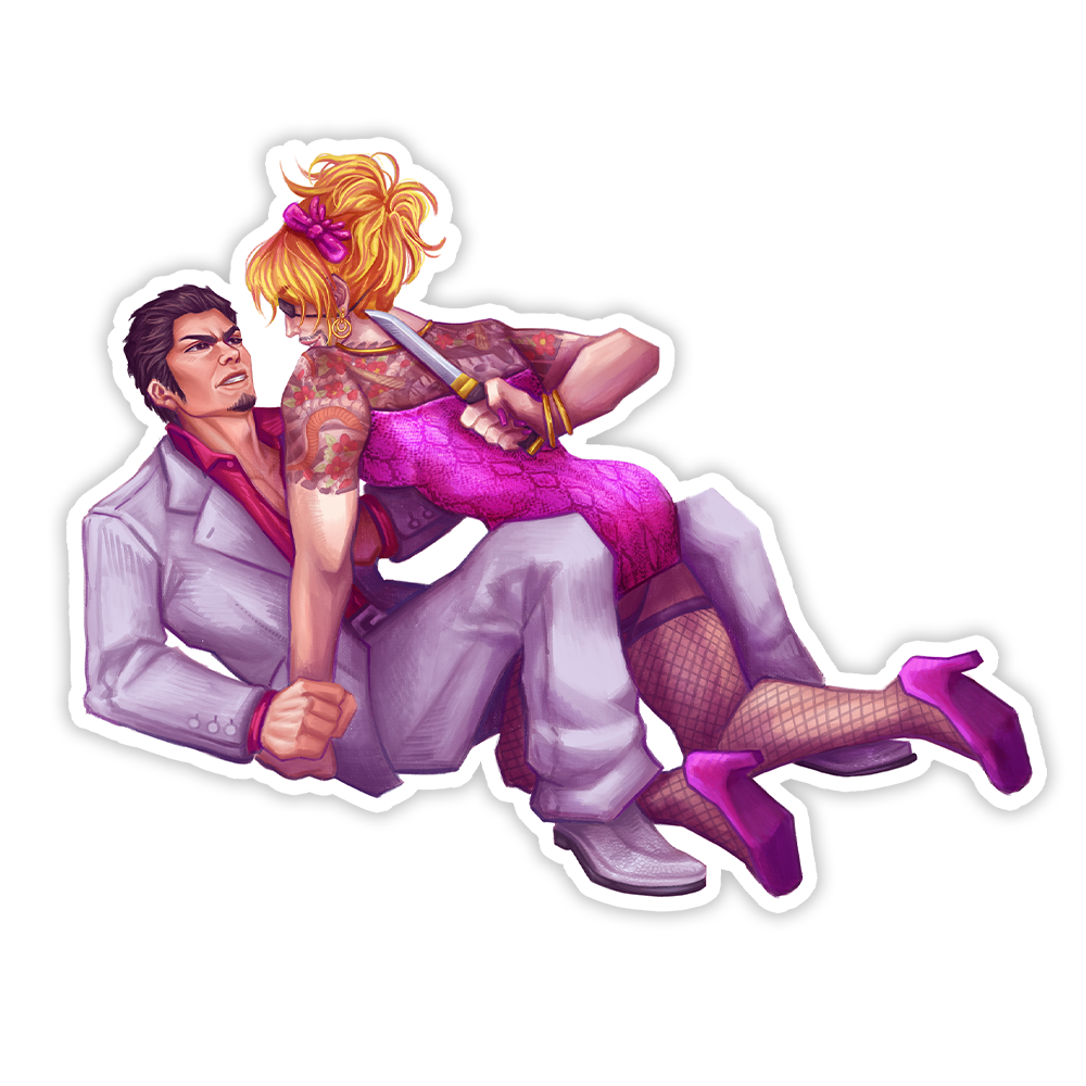 CORNERED DRAGON STICKER [LIMITED EDITION]