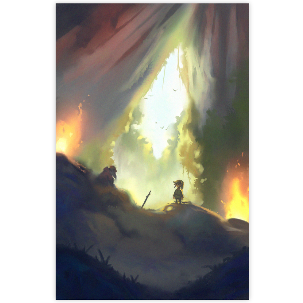 ITS DANGEROUS TO GO ALONE! PRINT [DAMAGED]