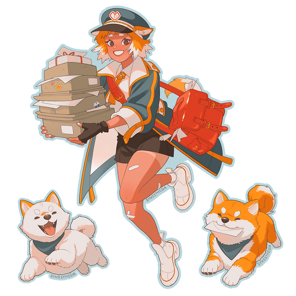 DELIVERY GIRL MIMI STICKER BUNDLE [B GRADE]