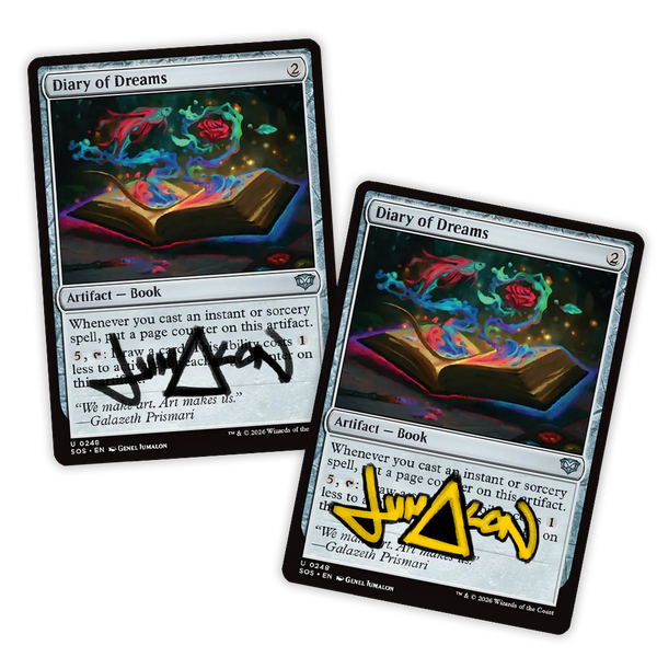 DIARY OF DREAMS MTG SIGNATURES