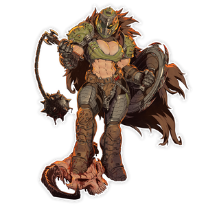 DOOM SLAYER STICKER