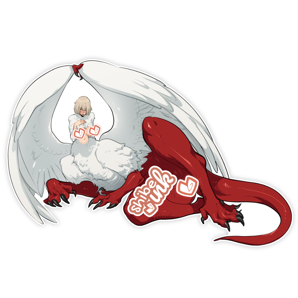 FEATHER FALIN STICKER [LIMITED EDITION]