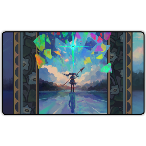 WORLD TURNED UPSIDE DOWN PLAYMAT