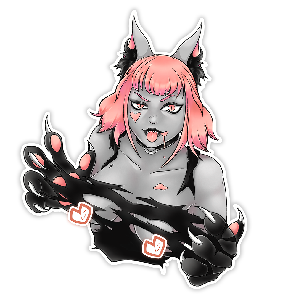 FERAL FELINE STICKER [LIMITED EDITION]