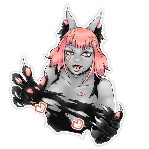 FERAL FELINE STICKER [LIMITED EDITION]