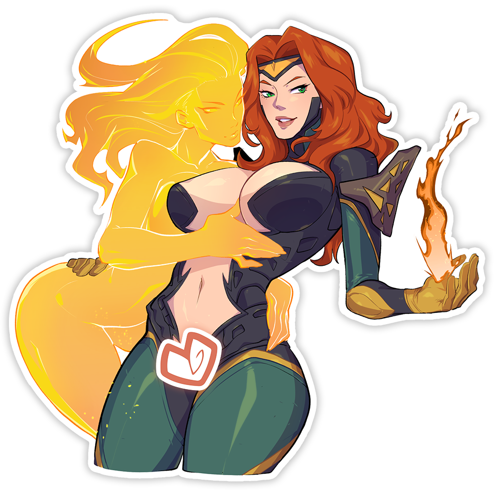 MARVELOUS PHOENIX THICC STICKER | VARIANT [LIMITED EDITION]