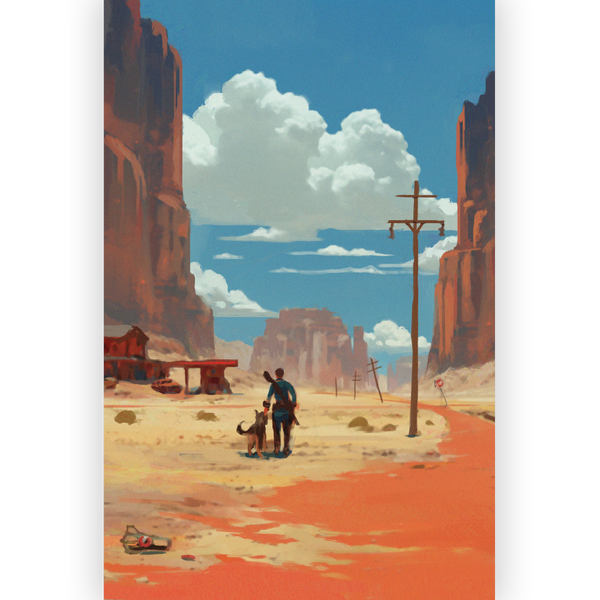 COUNTRY ROADS PRINT [B GRADE]