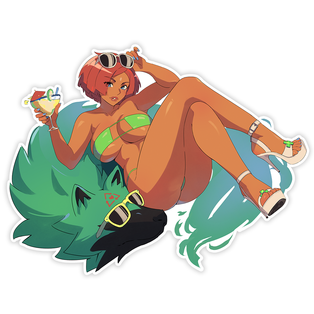 GORGEOUS GIOVANNA STICKER – ShibeInk