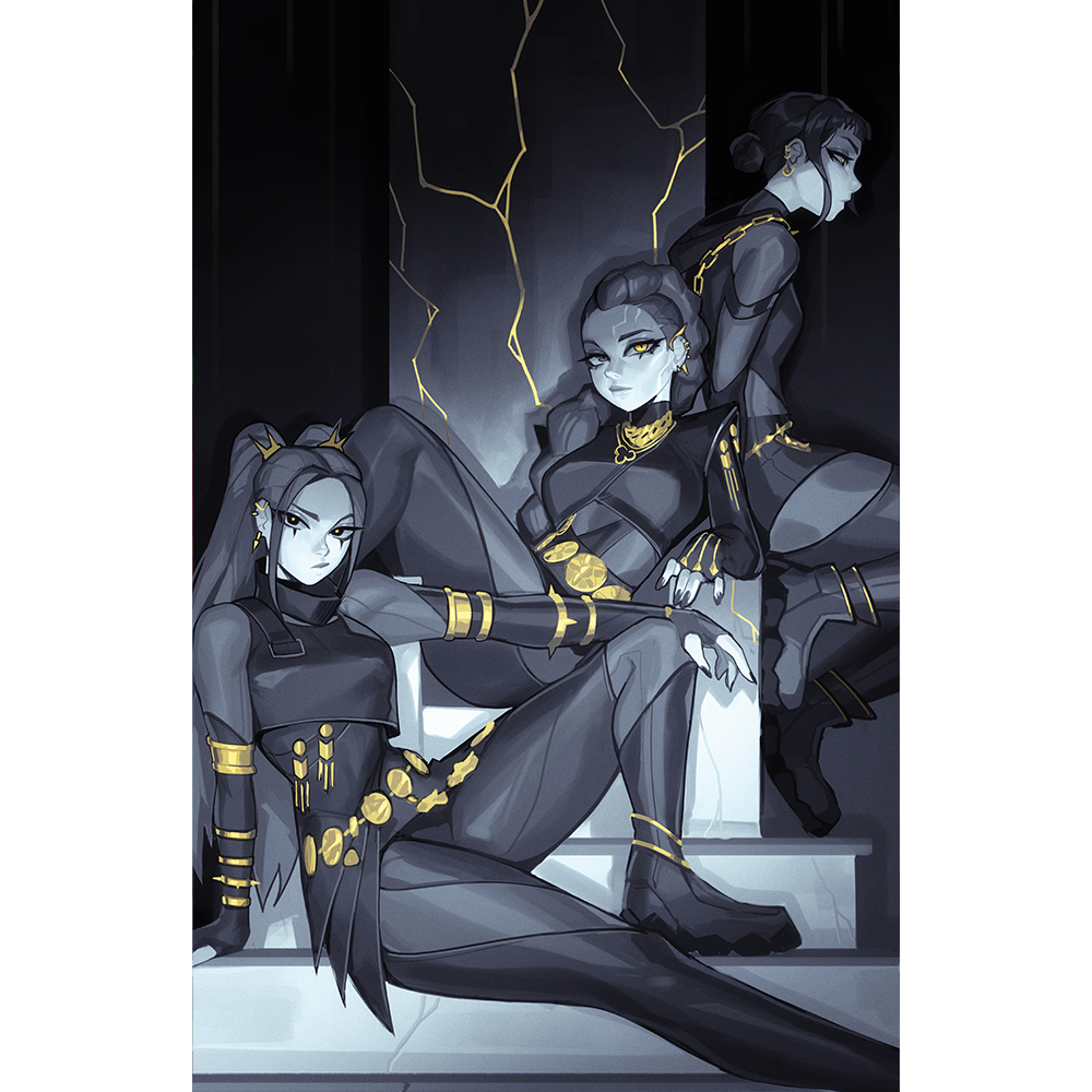 HUNTR/X GOLDEN FOIL PRINT [LIMITED EDITION]