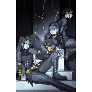 HUNTR/X GOLDEN FOIL PRINT [LIMITED EDITION]