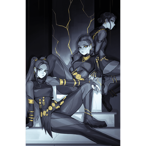 HUNTR/X GOLDEN FOIL PRINT [LIMITED EDITION]