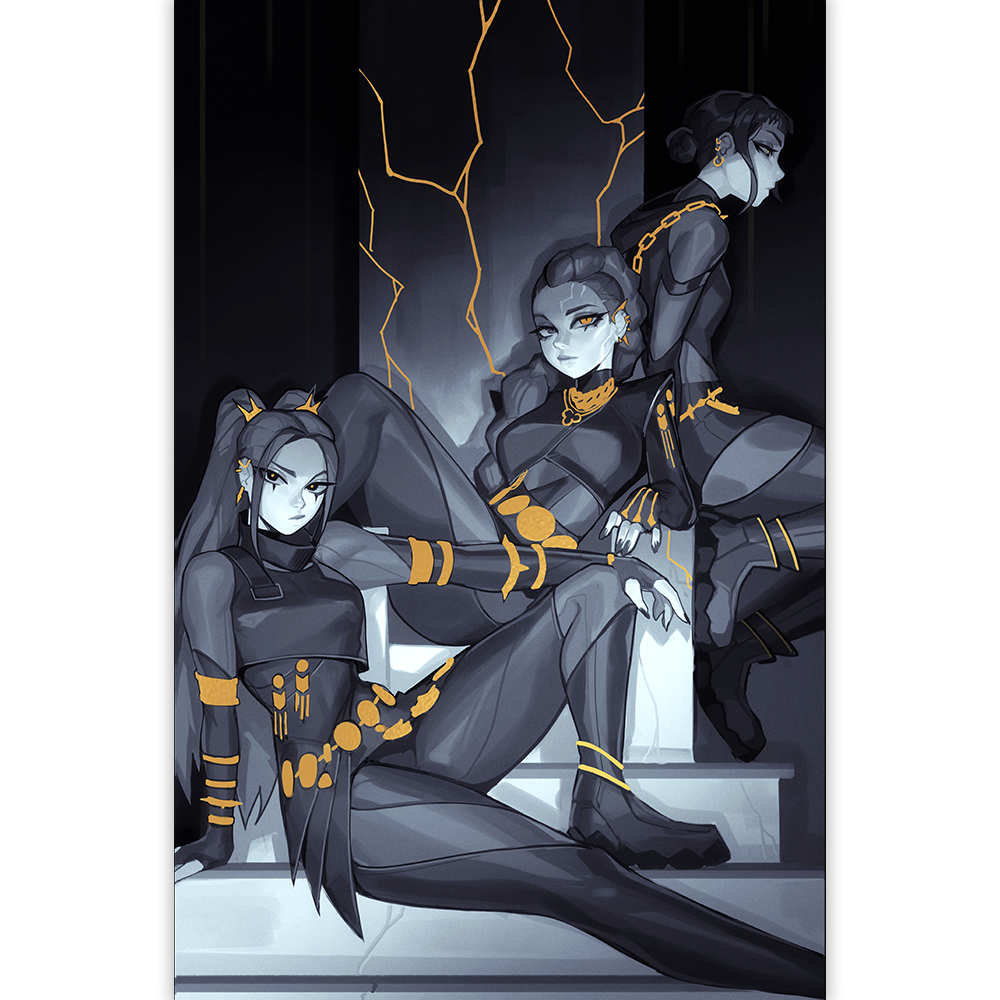 HUNTR/X GOLDEN FOIL PRINT [LIMITED EDITION]