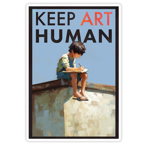 KEEP ART HUMAN STICKER (PREORDER)