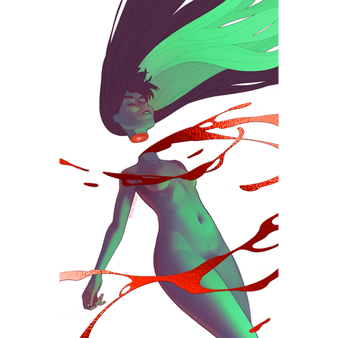 LIGHT HEADED RED FOIL PRINT [LIMITED EDITION]