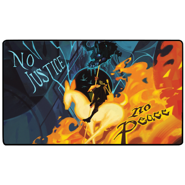 NO JUSTICE, NO PEACE PLAYMAT