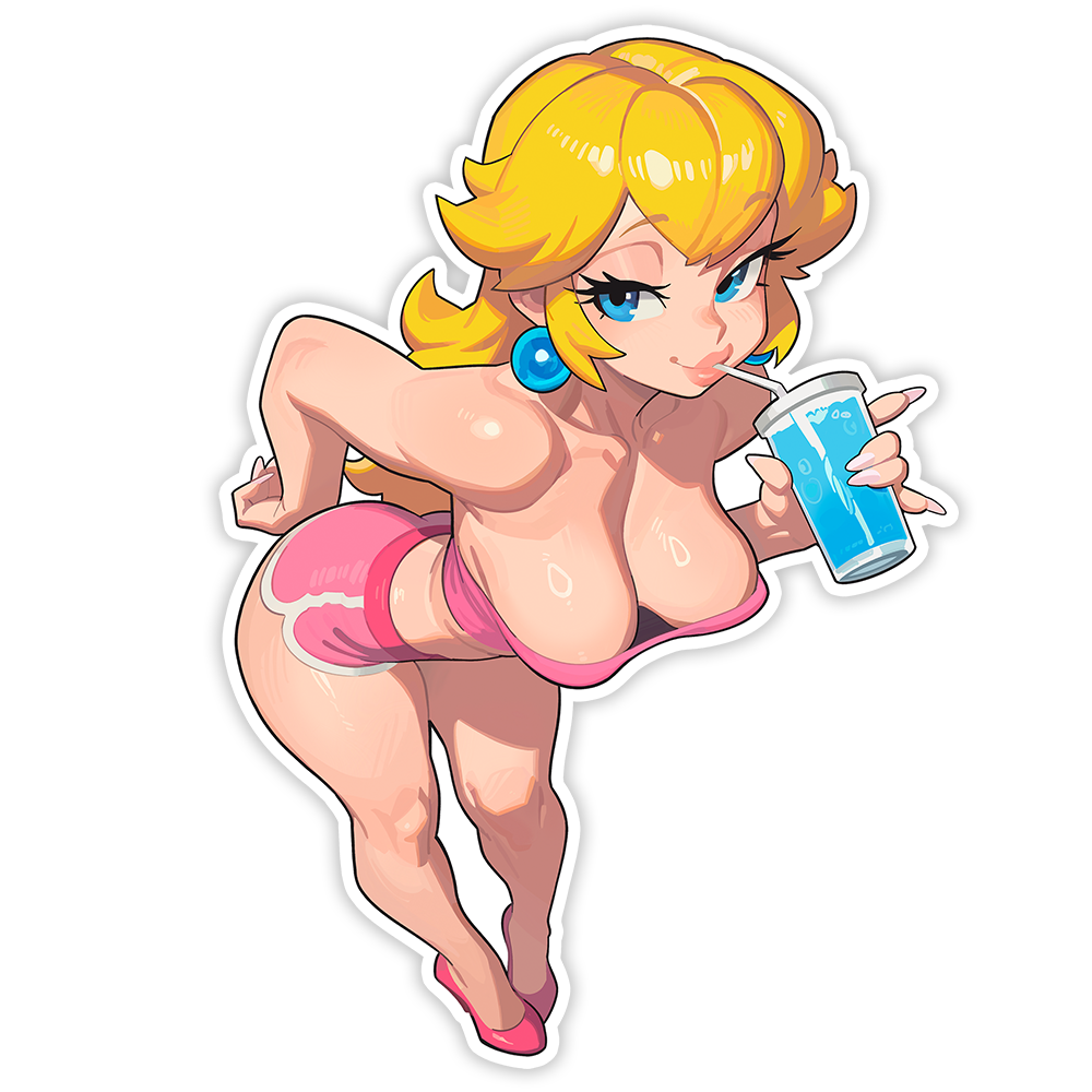 PEACH'S GIRL SNACK STICKER [LIMITED EDITION]