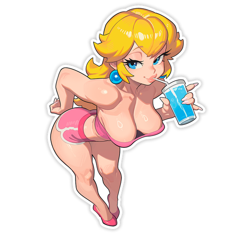 PEACH'S GIRL SNACK STICKER [LIMITED EDITION]