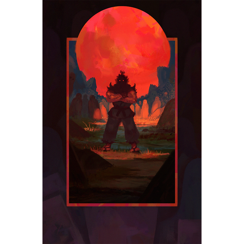 RAGING DEMON PRINT – ShibeInk