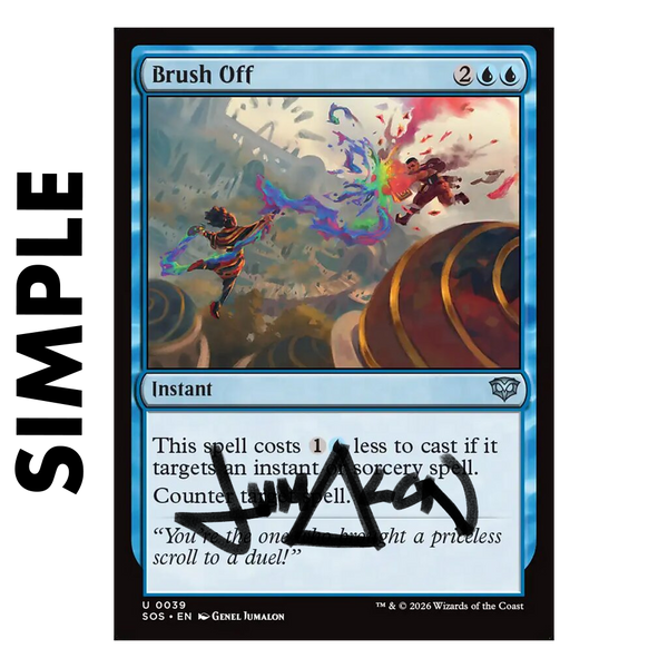 BRUSH OFF MTG SIGNATURES