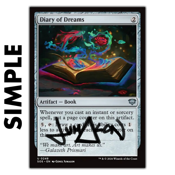 DIARY OF DREAMS MTG SIGNATURES