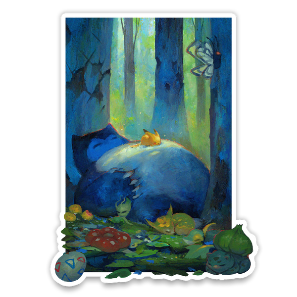 NAP TIME STICKER [B GRADE]