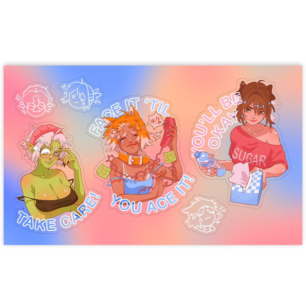 STAY STRONG STICKER SHEET