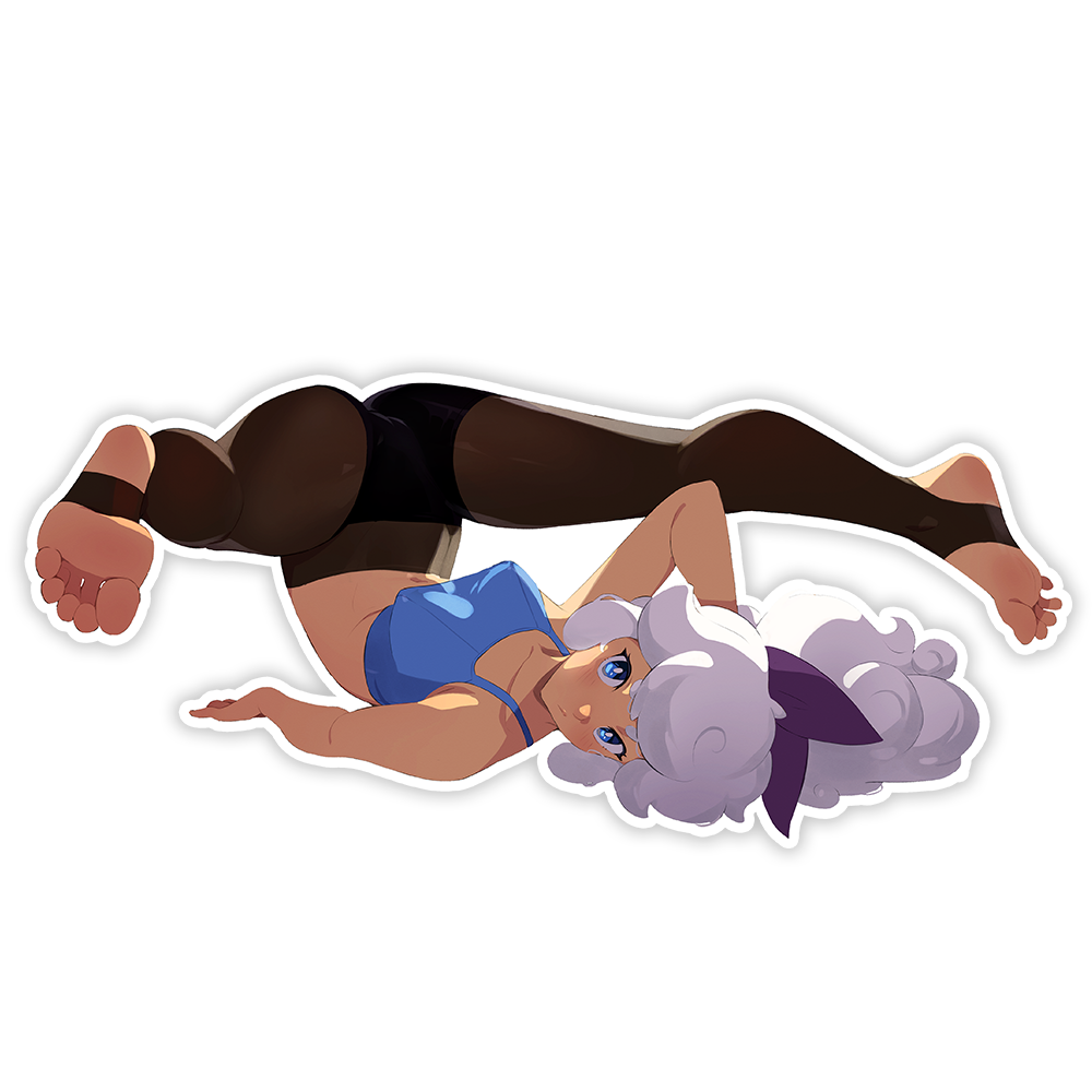 STRETCHED TAFFY STICKER