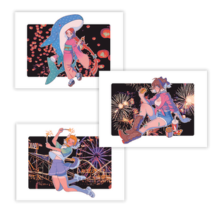 SUMMER FESTIVAL MINI PRINT SET [LIMITED EDITION]