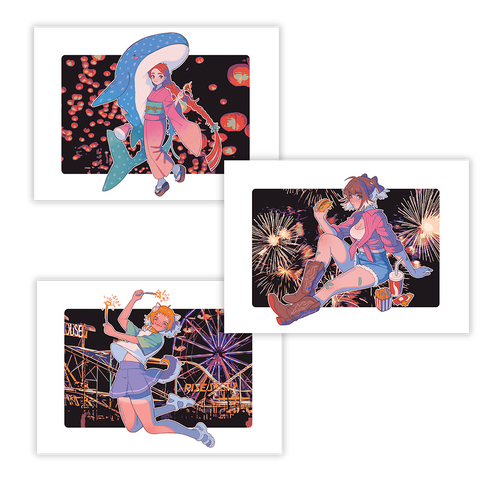 SUMMER FESTIVAL MINI PRINT SET [LIMITED EDITION]