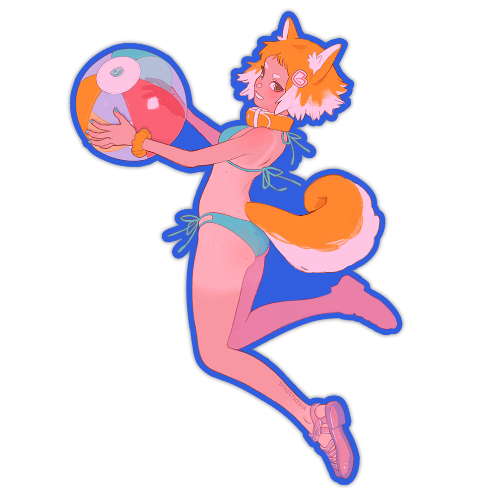 POOL PARTY MIMI STICKER (PREORDER)