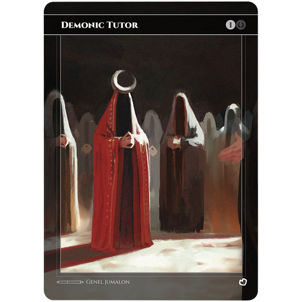 FOIL)悪魔の教示者/Demonic Tutor《英語》【Judge Promos】