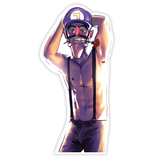 ROSE WALUIGI CONVENTION STICKER [B GRADE]