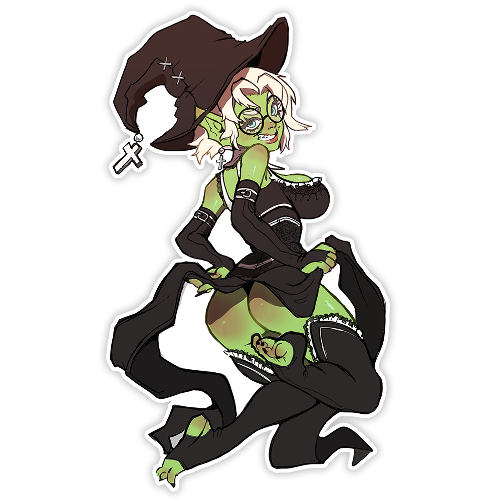 WITCHY GREMLIN STICKER [LIMITED EDITION]