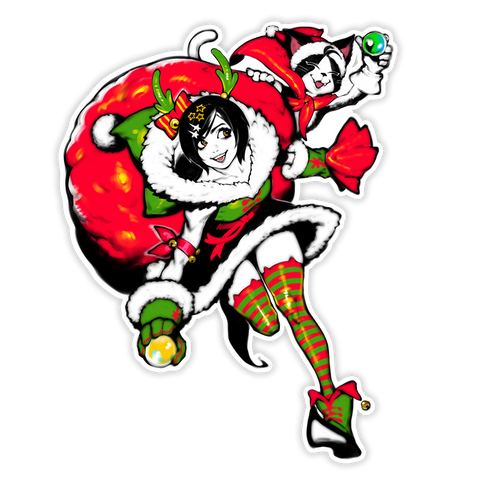 YUFFIE'S YULETIDE STICKER [LIMITED EDITION]