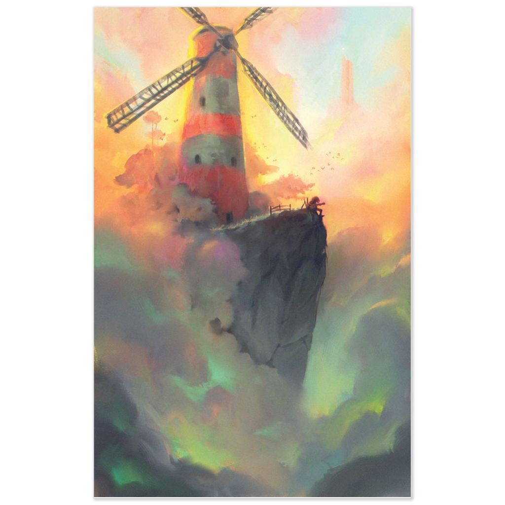風景画 絵画 空 虹 幻想的 木倶知のりこ 『小箱のなかのビッグバン』の著者 風景画絵画空虹幻想的木倶知のりこ 『小箱のなかのビッグバン