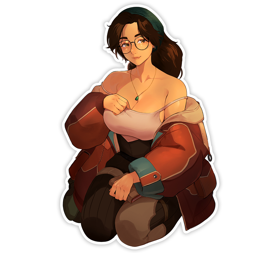 ADVENTUROUS ALMA STICKER