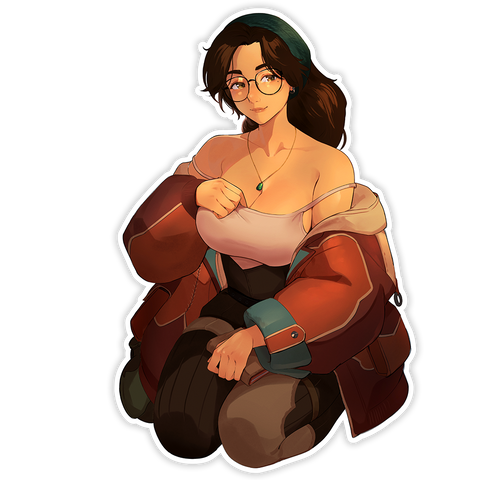 ADVENTUROUS ALMA STICKER