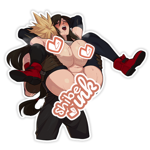 TIFA & CLOUD THICC STICKER [LIMITED EDITION]