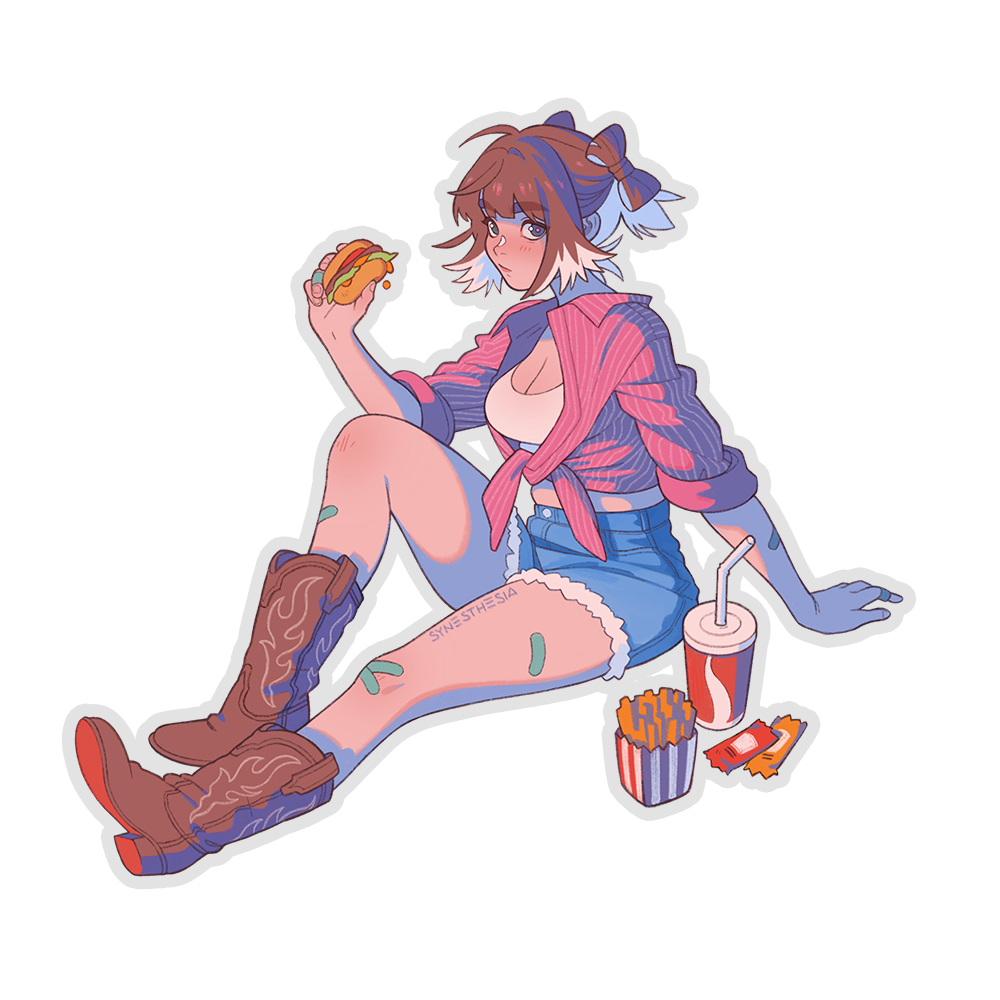 SUMMER FESTIVAL LAC THICC CLEAR STICKER