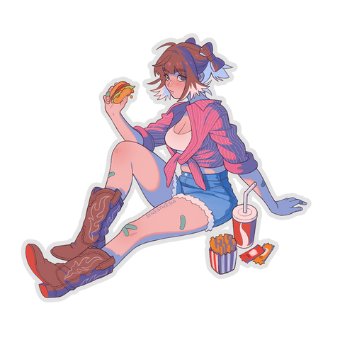 SUMMER FESTIVAL LAC THICC CLEAR STICKER